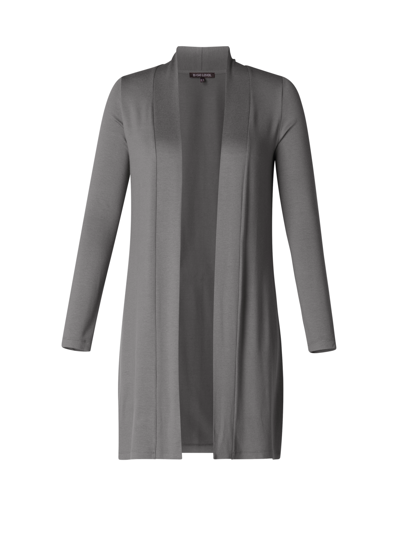 Cardigan/Strickjacke "Ayla Long" - grau