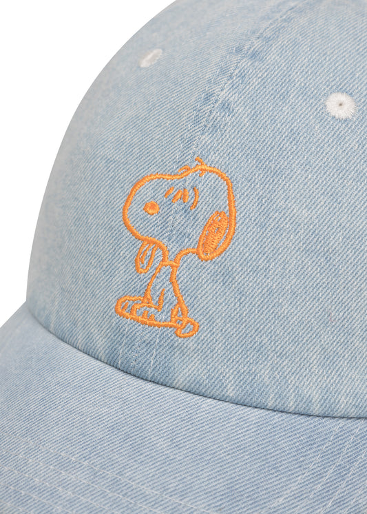 Peanuts™ Baumwoll-Cap mit Snoopy-Stickerei