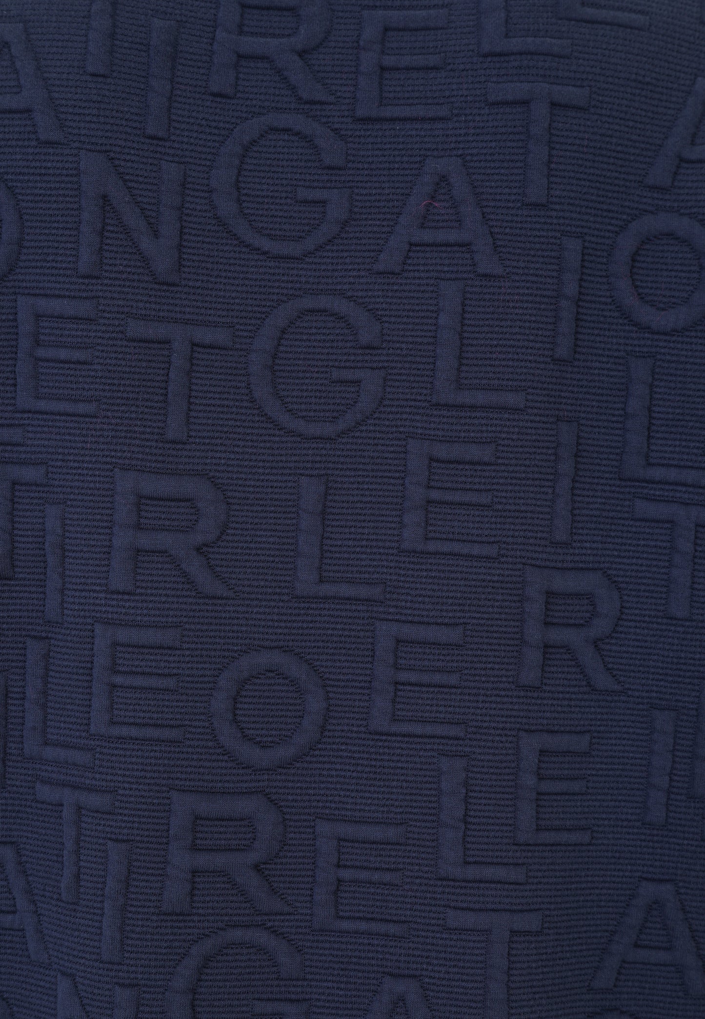 Sweatshirt Buchstaben-Jacquard