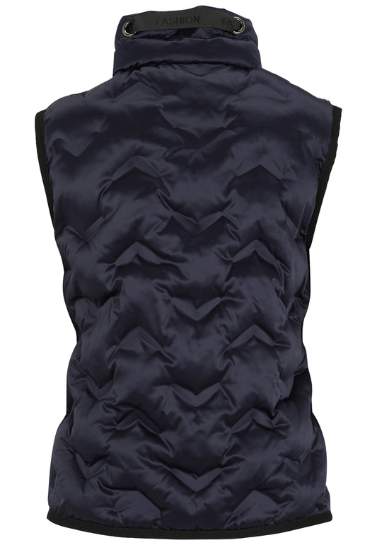Weste ärmellos aus Nylon dünn wattiert