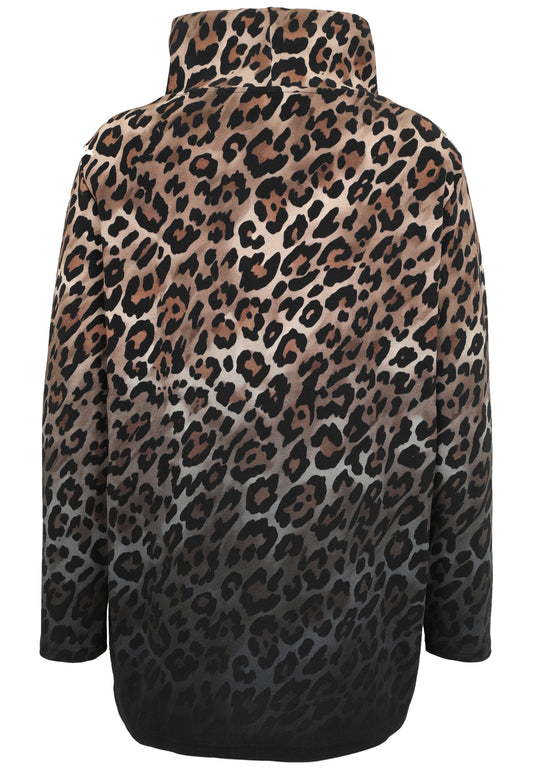 Sweatshirt mit Leo-Muster