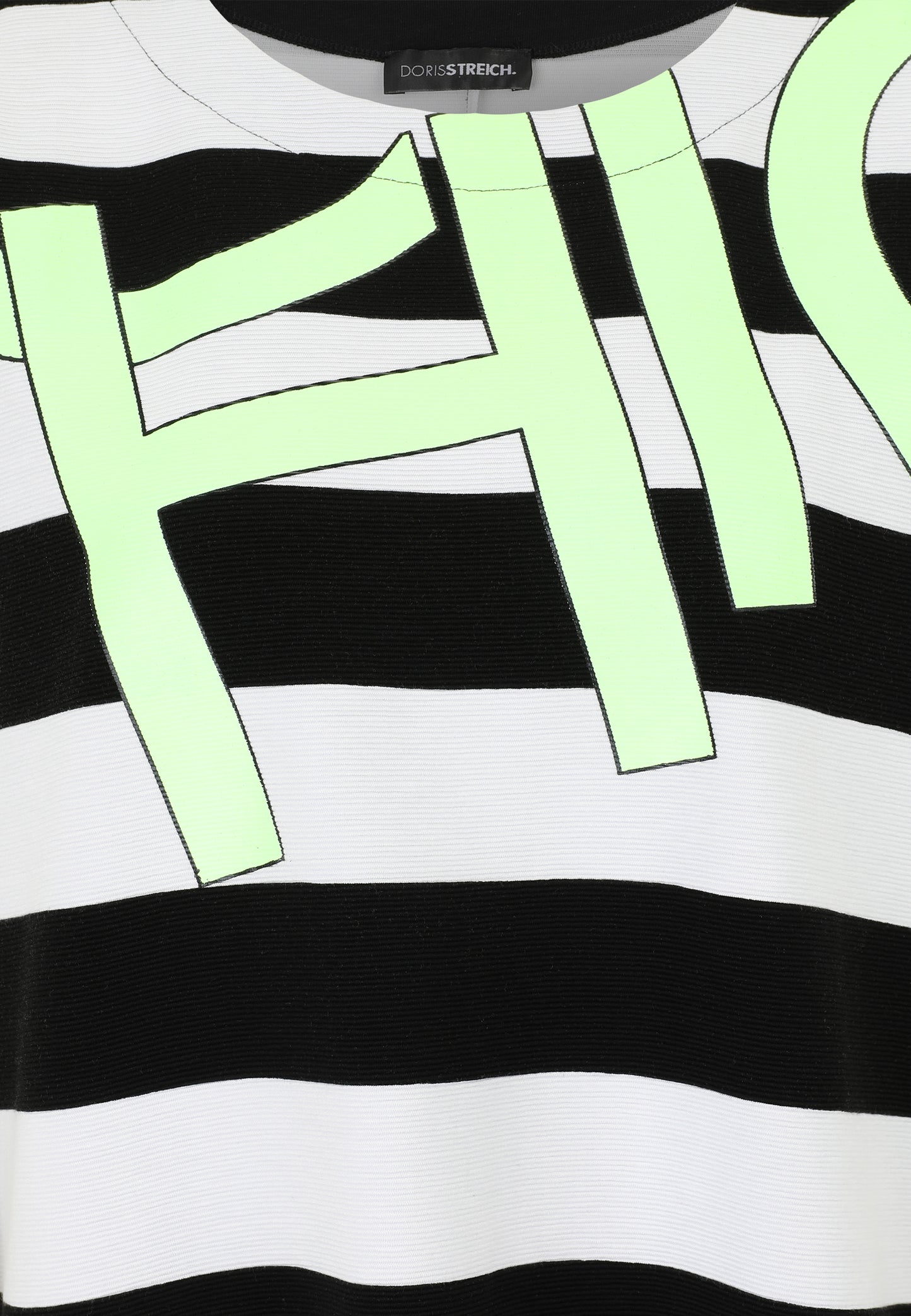 Shirt-Pulli 1/4-Arm mit breitem Ringel