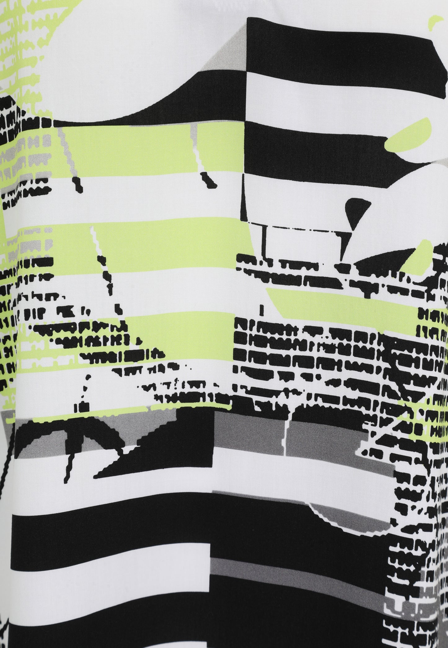 Schlupfbluse mit Grafik-Print und Halbarm