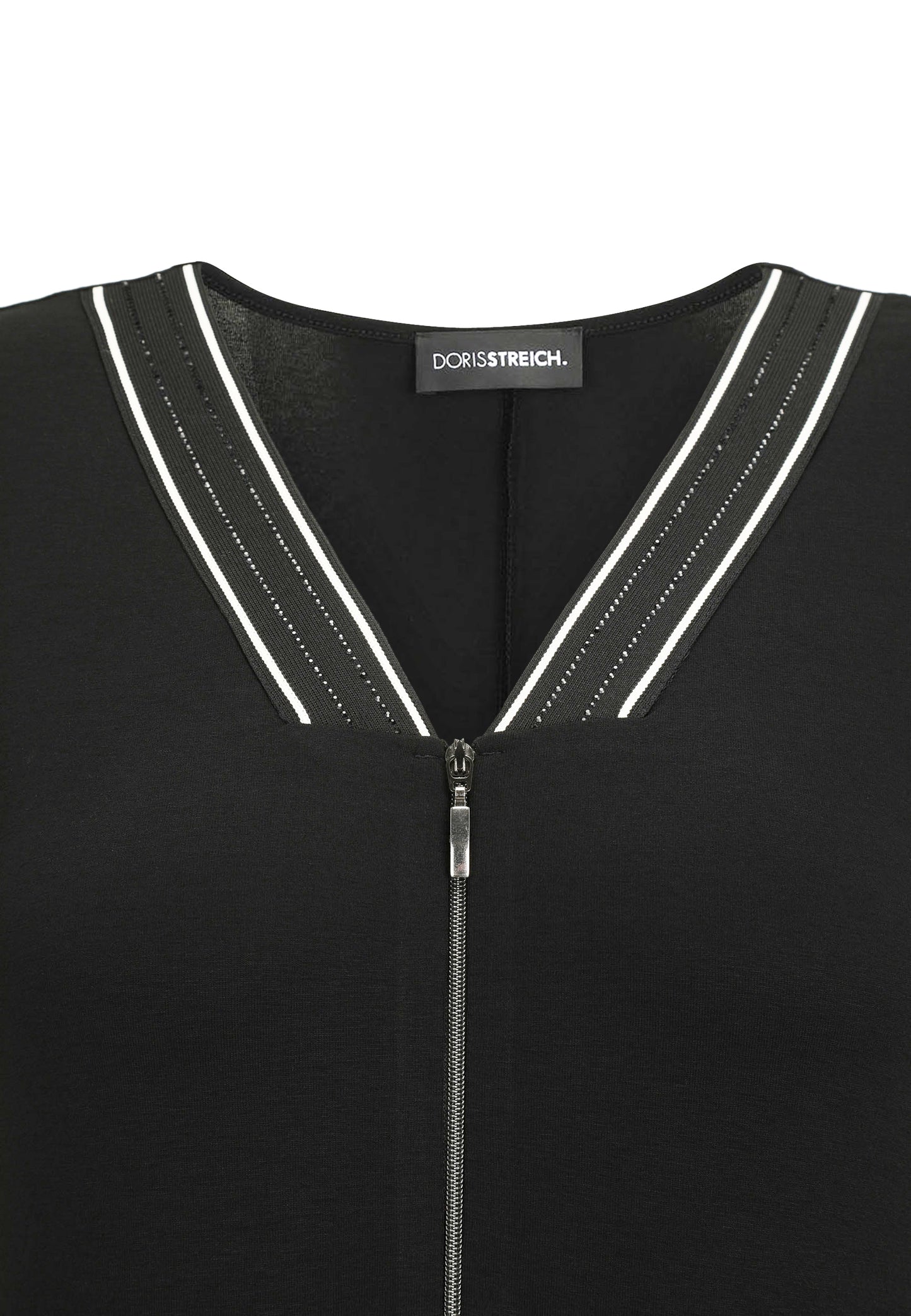 Jumpsuit aus Jersey mit Strassband