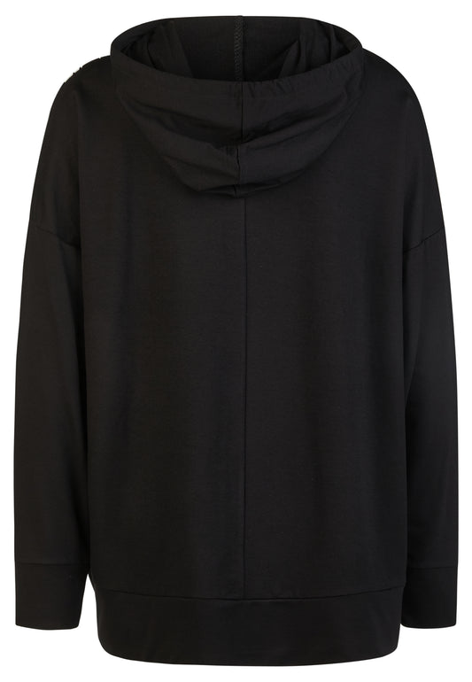 Sweatshirt mit Hoodie und Motiv