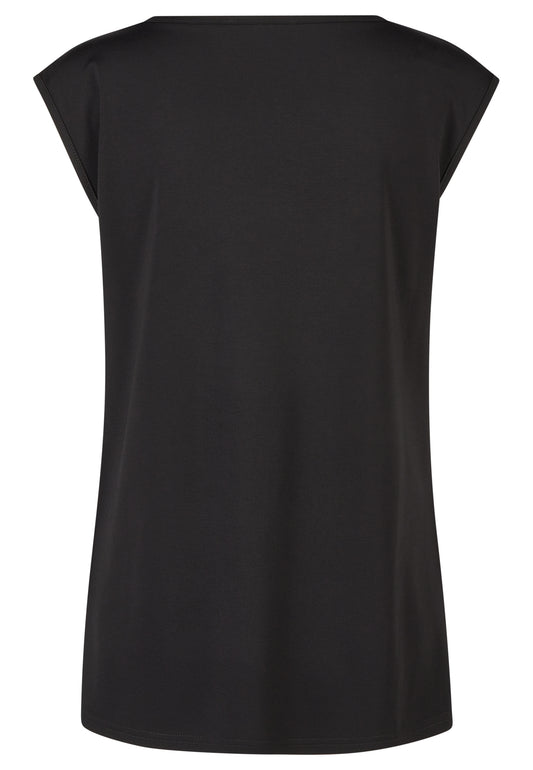 Top aus Jersey mit Metallplättchen-Motiv