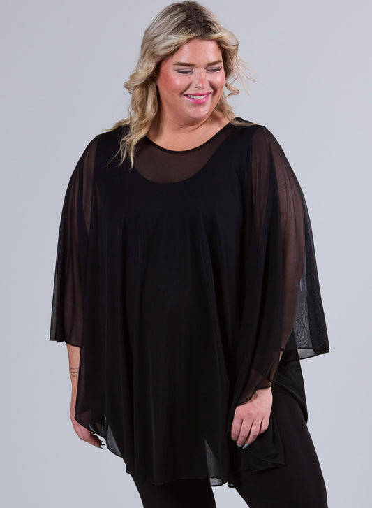 Chiffon Poncho