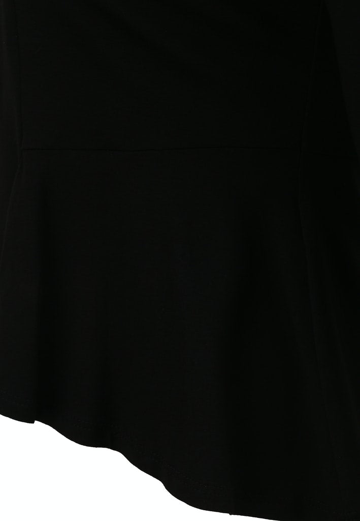 Jersey-Jacke mit Schalkragen