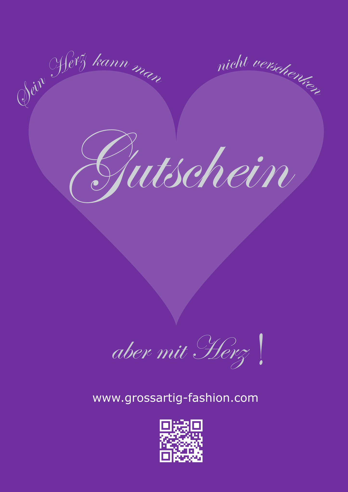 Der Großartig Geschenkgutschein