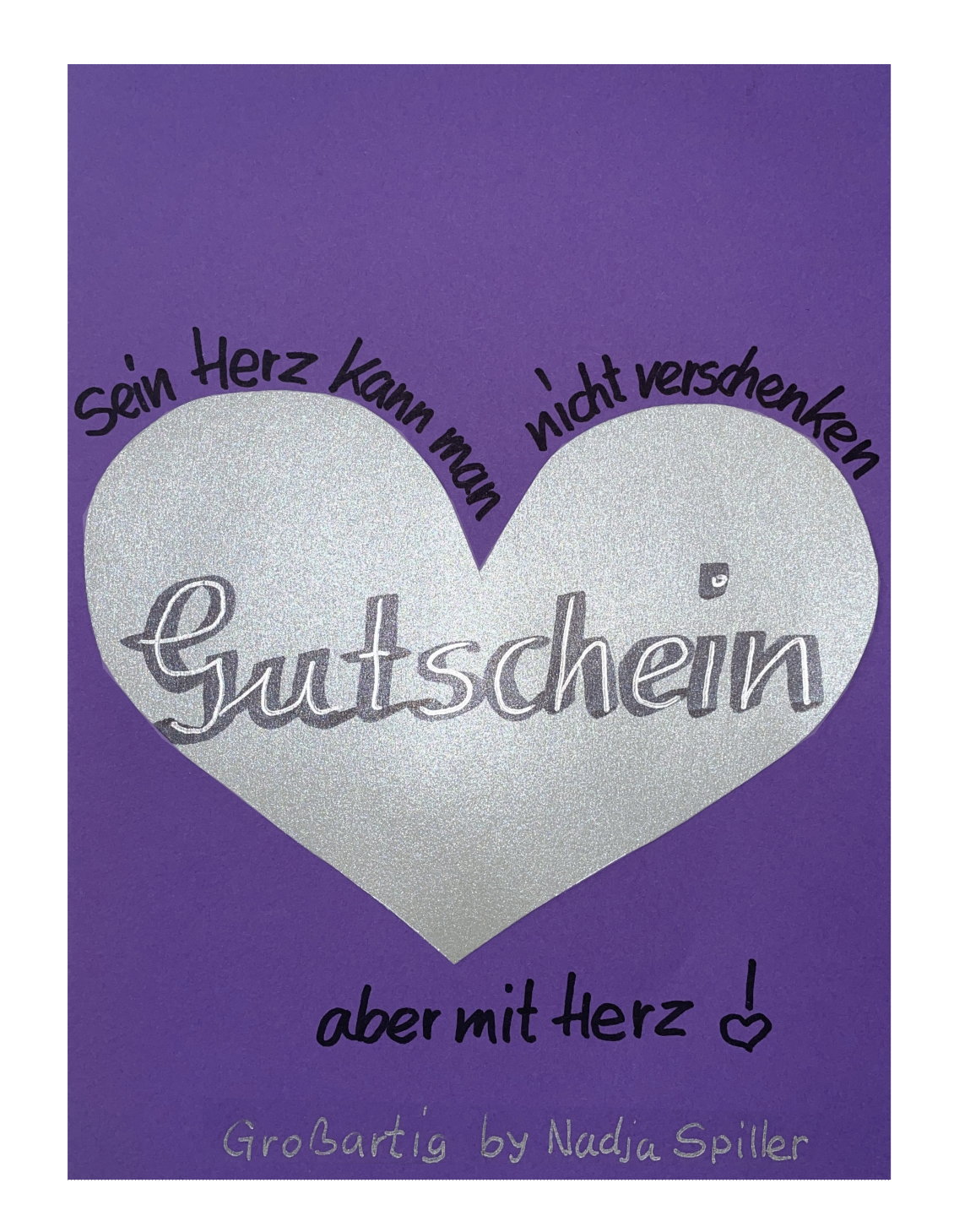 Der originale Großartig Geschenkgutschein