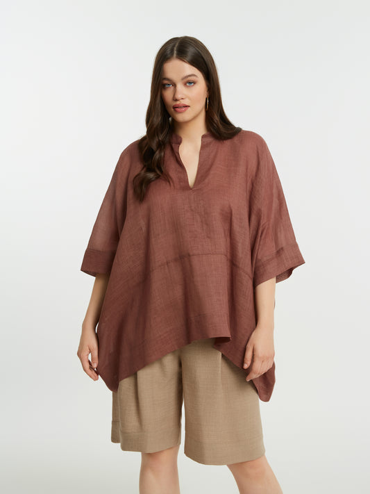 Poncho Bluse