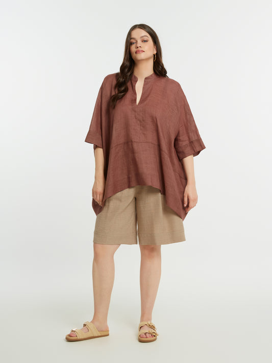 Poncho Bluse
