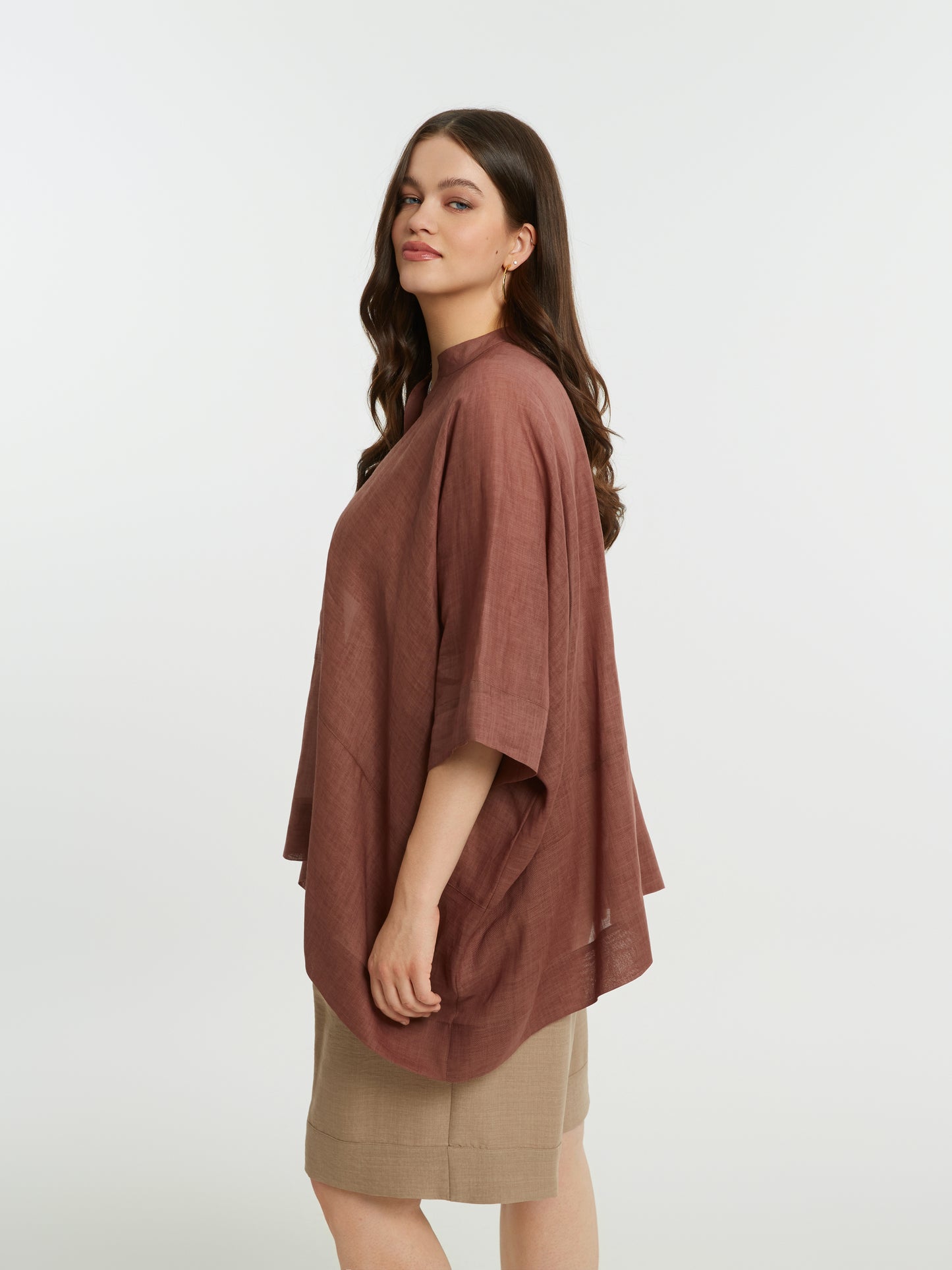 Poncho Bluse