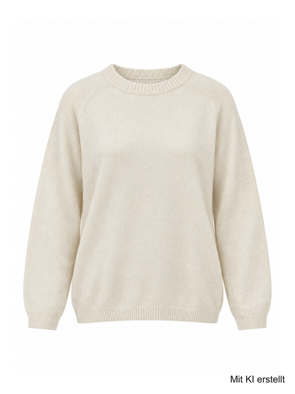 Strickpullover mit Glitzer