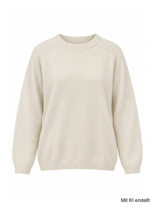 Strickpullover mit Glitzer