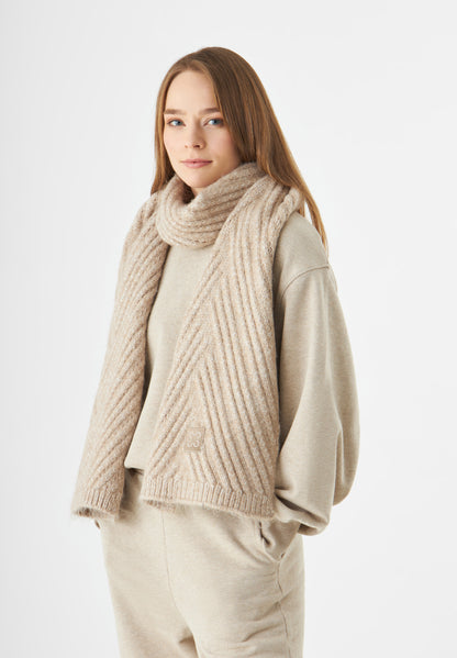 Schal aus grobem Strick