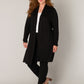 Cardigan/Strickjacke "Ayla Long" - schwarz