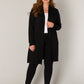 Cardigan/Strickjacke "Ayla Long" - schwarz