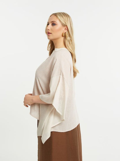 Poncho Bluse