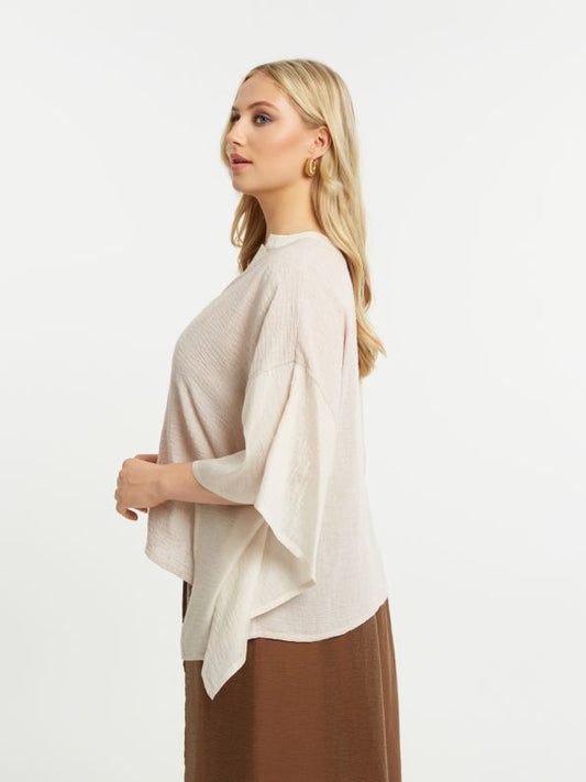 Poncho Bluse