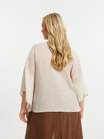 Poncho Bluse