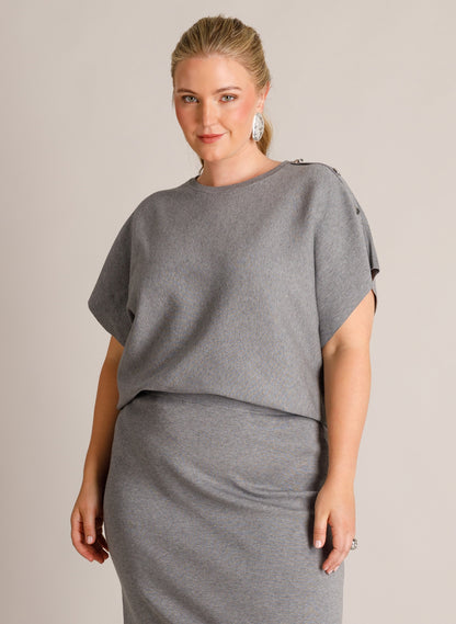 Kurzarm Pullover
