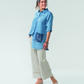 Jeansbluse
