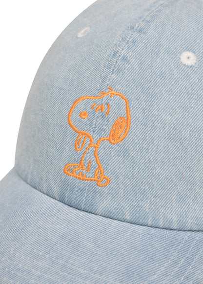 Peanuts™ Baumwoll-Cap mit Snoopy-Stickerei