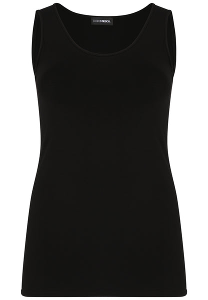 Long-Top mit Rundhals