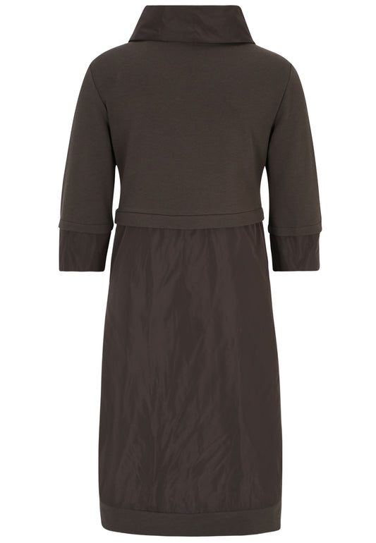 Long-Shirt oder Kleid mit Nylon-Einsätzen