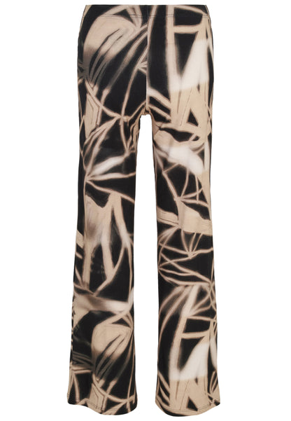 Jerseyhose mit Gummibund und Grafik-Muster