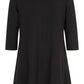 Long-Shirt mit Reißverschluss und 3/4-Arm