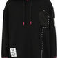 Sweatshirt mit Hoodie und Grafik-Motiv