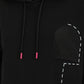 Sweatshirt mit Hoodie und Grafik-Motiv