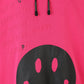 Sweatshirt mit Hoodie und Smiley-Motiv