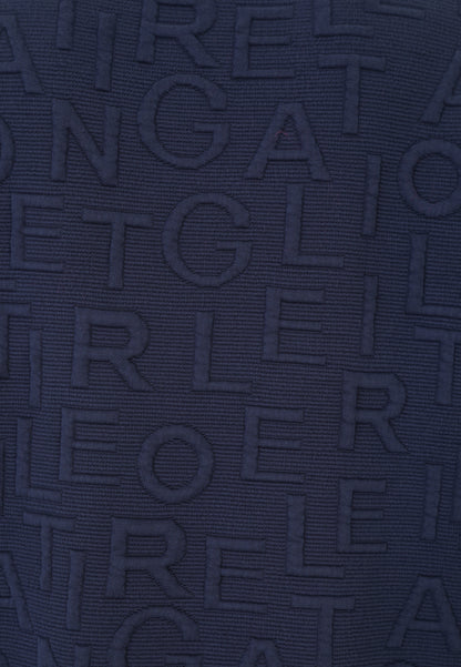 Sweatshirt Buchstaben-Jacquard