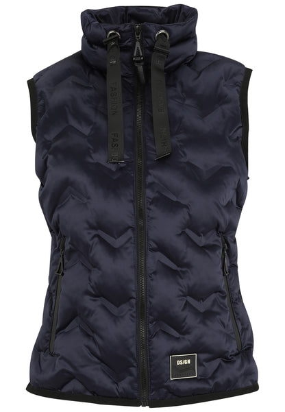 Weste ärmellos aus Nylon dünn wattiert