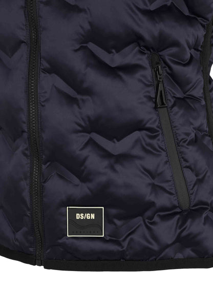 Weste ärmellos aus Nylon dünn wattiert