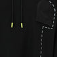 Sweatshirt mit Hoodie und Grafik-Motiv