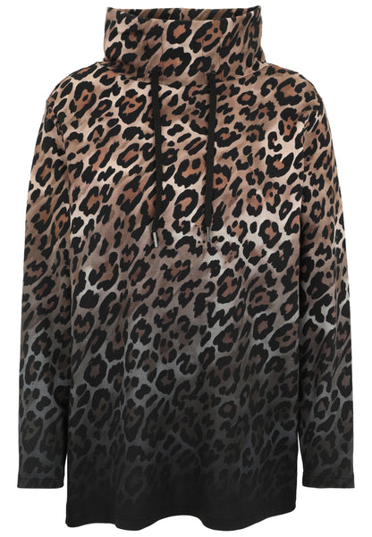 Sweatshirt mit Leo-Muster