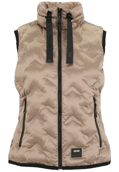 Weste ärmellos aus Nylon dünn wattiert