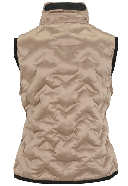 Weste ärmellos aus Nylon dünn wattiert
