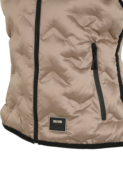 Weste ärmellos aus Nylon dünn wattiert