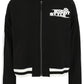 Bomberjacke aus Sweatware mit Smiley-Motiv