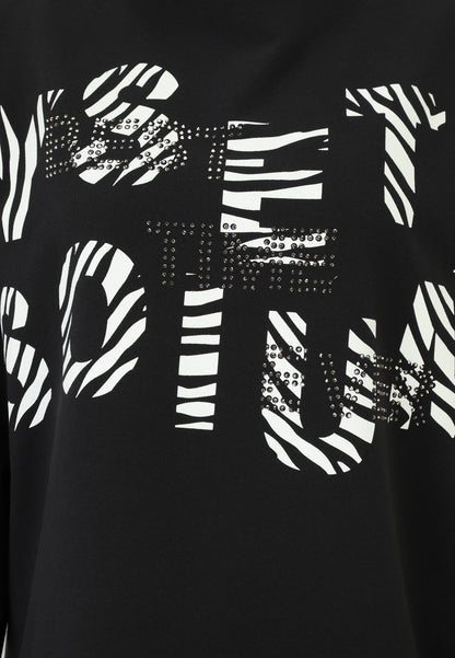 Sweatshirt mit Grafik-Motiv