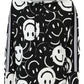 Sweatshirt mit Hoodie und Smiley-Print