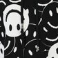Sweatshirt mit Hoodie und Smiley-Print