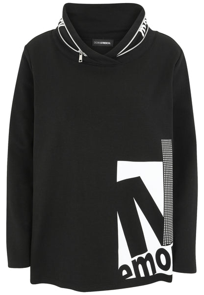 Sweatshirt mit Grafik-Motiv