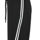 Hose Wideleg Wirkware mit Streifenband
