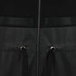 Long-Jacke mit Hoodie aus Lederimitat